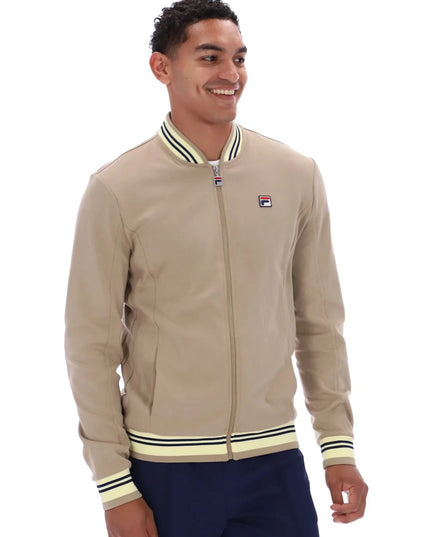 Fila Settanta Baseball Track Top Chinchilla/Double cream/Navy