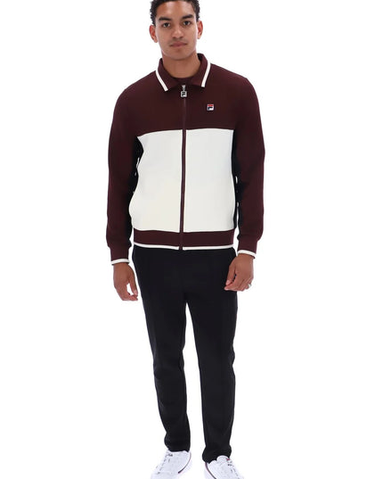 FILA Arlen Colour Block Track Top Fudge/Gardenia/Black