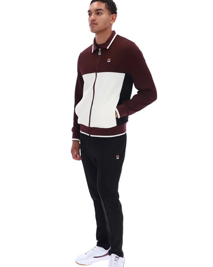 FILA Arlen Colour Block Track Top Fudge/Gardenia/Black