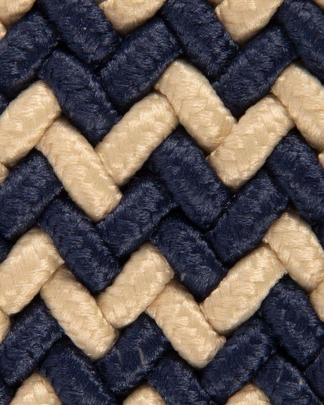 Heritage Braid Belt Navy Stone Mix