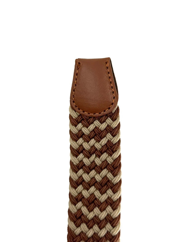 Heritage Braid Belt Tan Stone Mix