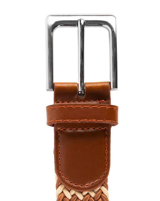 Heritage Braid Belt Tan Stone Mix