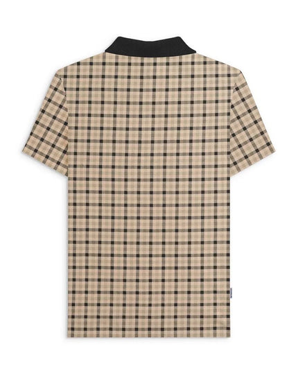Lambretta Check Polo Stone