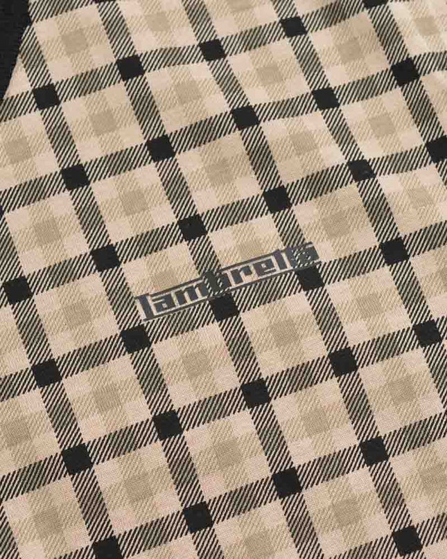 Lambretta Check Polo Stone