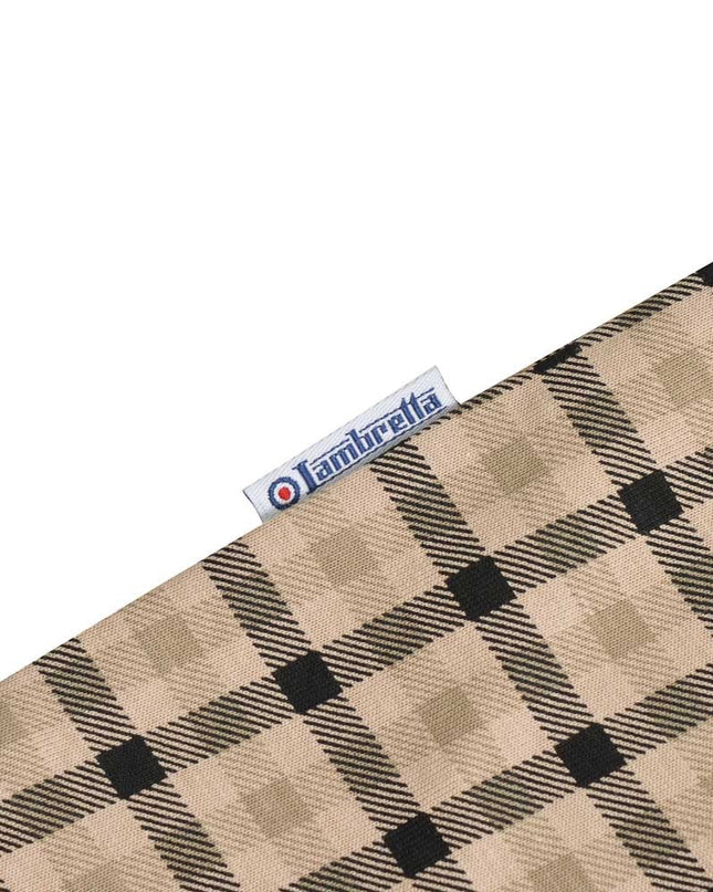 Lambretta Check Polo Stone