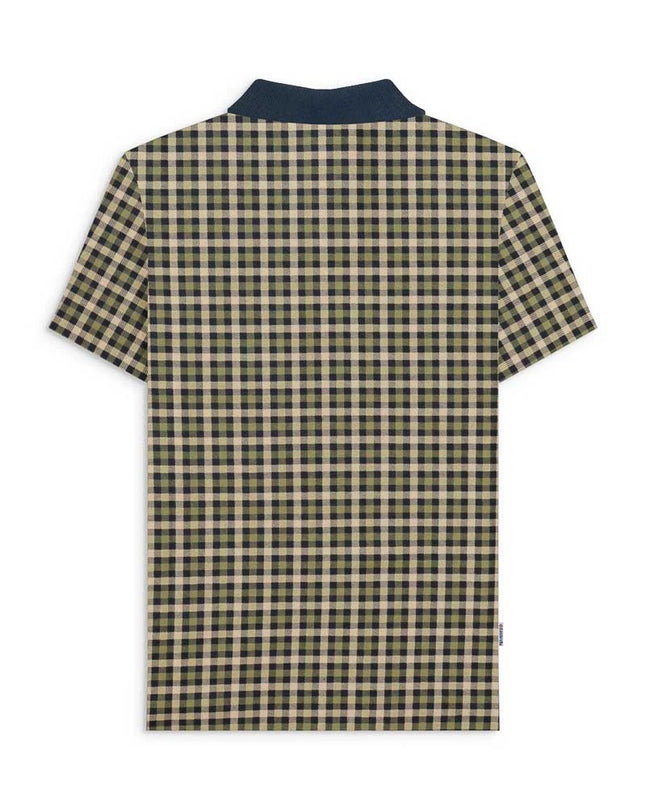 Lambretta Check Polo Navy
