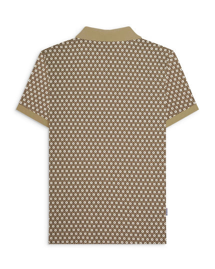 Lambretta GEO Roundel Polo Lead Grey