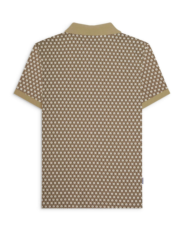 Lambretta GEO Roundel Polo Lead Grey