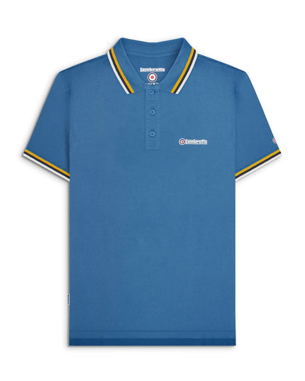 Lambretta Triple Tipped Polo Dark Blue /Gold/Navy/Jet Stream