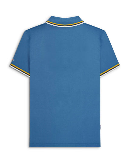Lambretta Triple Tipped Polo Dark Blue /Gold/Navy/Jet Stream