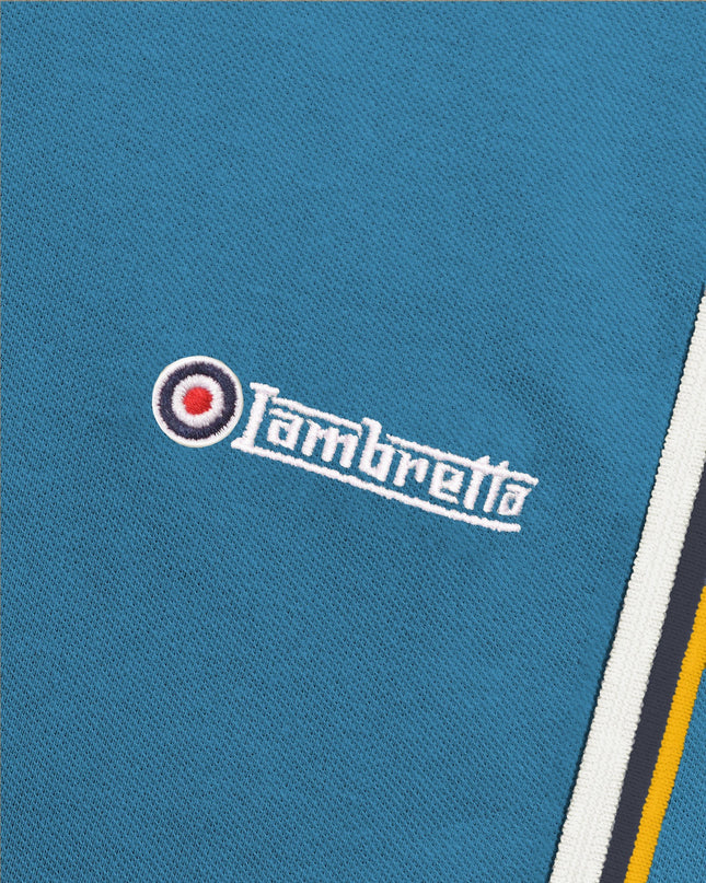 Lambretta Triple Tipped Polo Dark Blue /Gold/Navy/Jet Stream
