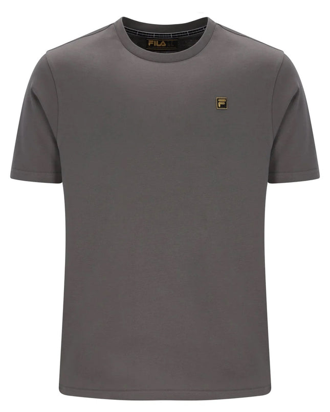 FILA Gold Yaxley Premium Tee in Gunmetal