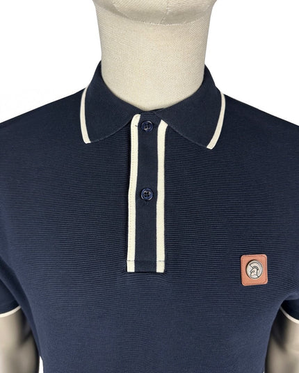 TROJAN Ottoman Rib Polo TR/9117 Navy