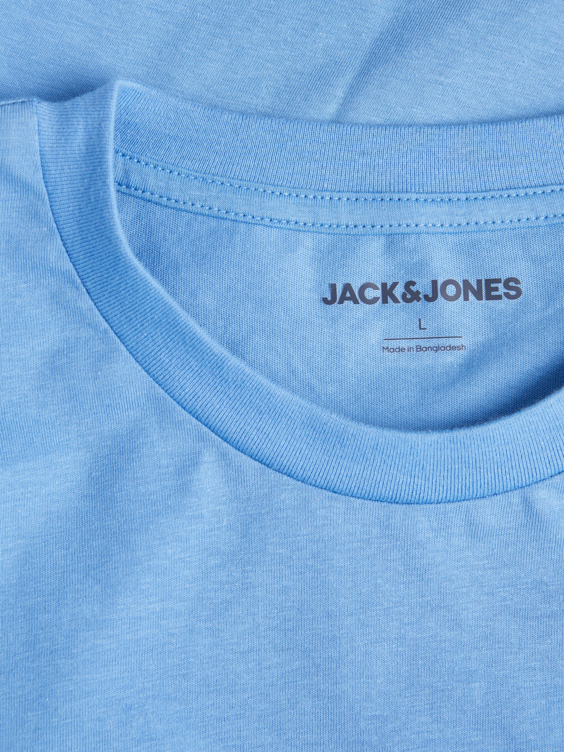 Jack & Jones Gale Tee Pacific Coast Blue - Raw Menswear