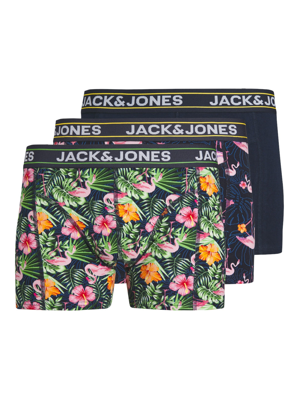 Jack & Jones Boxer Shorts Pink Flamingo 3-Pack - Raw Menswear