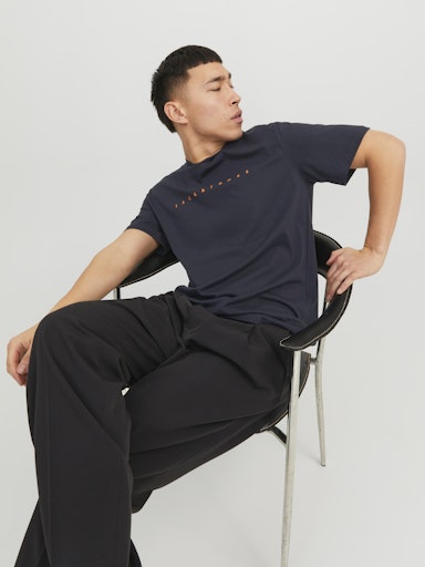 Jack & Jones Star Tee in Navy