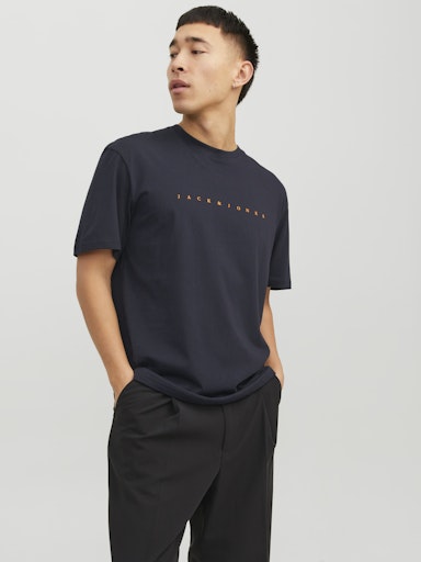 Jack & Jones Star Tee in Navy - 162