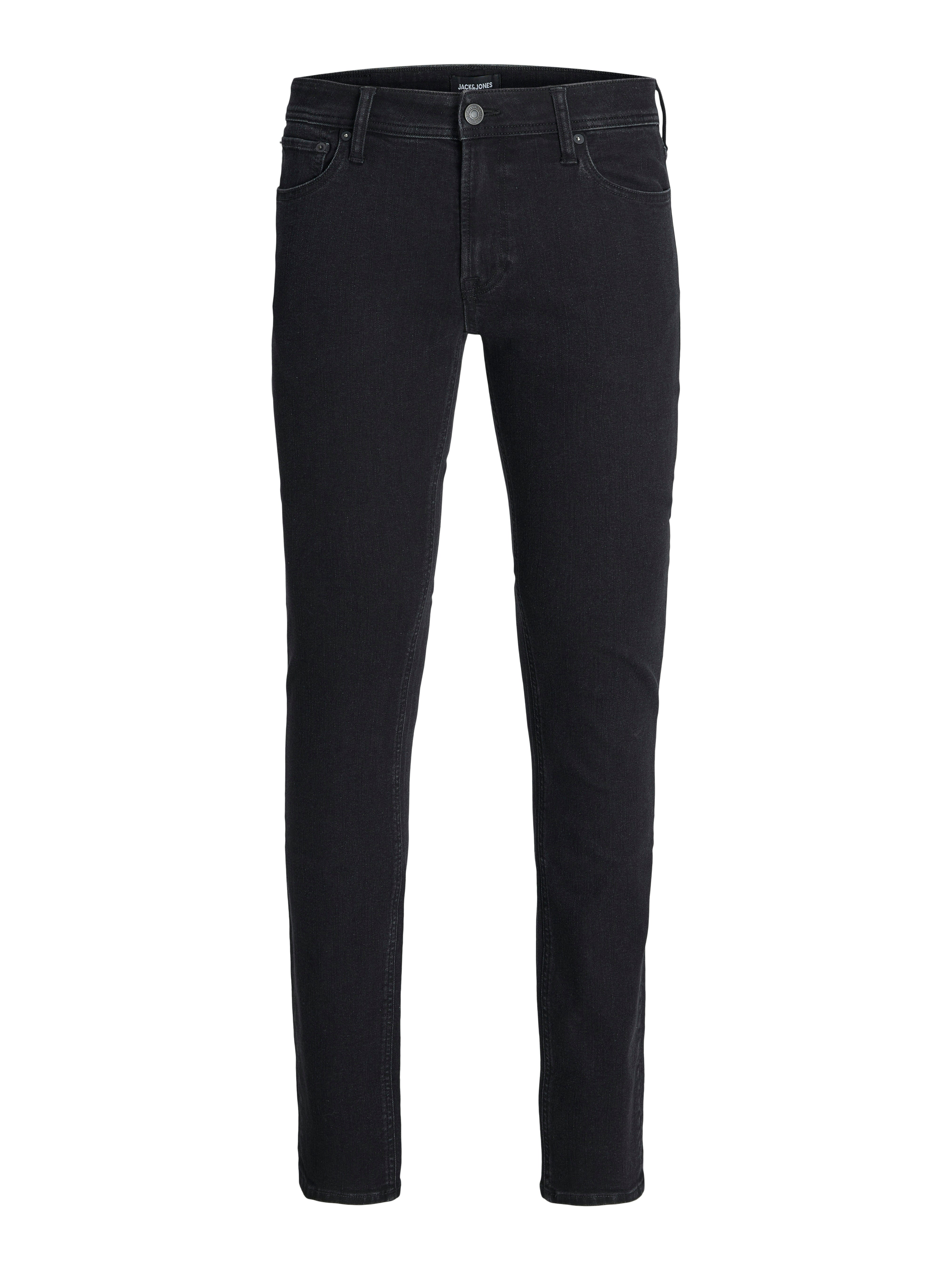 Jack Jones Liam Original Skinny Fit Denim Jeans Black Raw