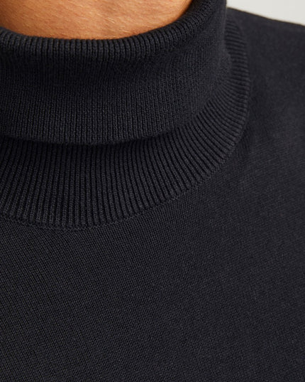 Jack & Jones Basic Knit Roll Neck Black - 592