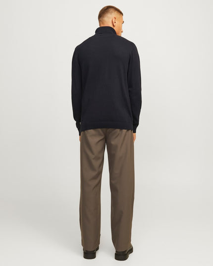 Jack & Jones Basic Knit Roll Neck Black - 592