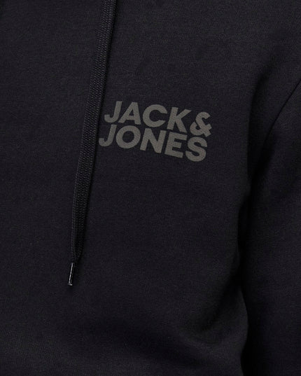 Jack & Jones Corp Logo Hoodie Black