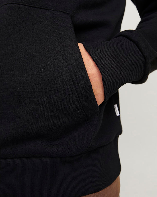 Jack & Jones Corp Logo Hoodie Black