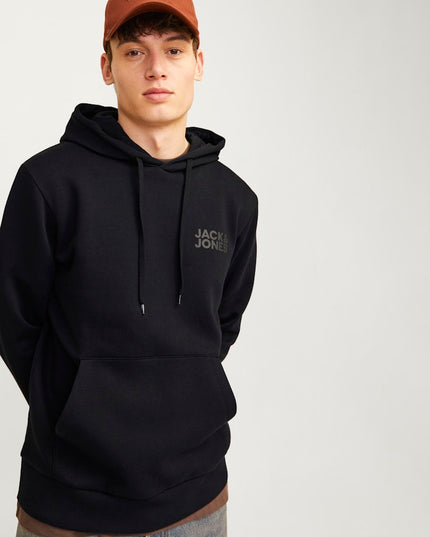 Jack & Jones Corp Logo Hoodie Black