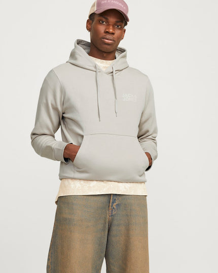 Jack & Jones Corp Logo Hoodie Moonbeam