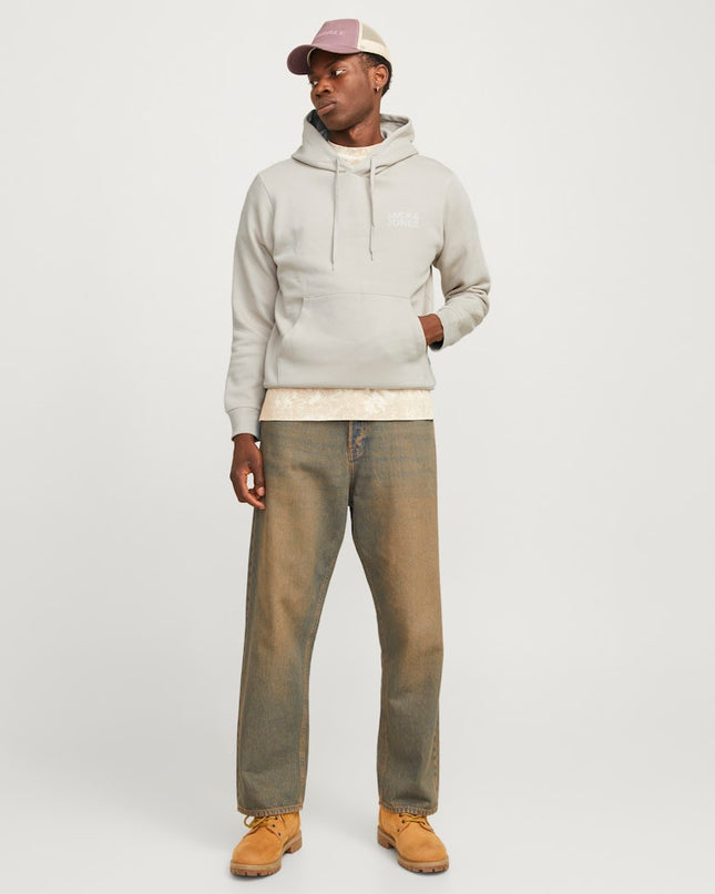 Jack & Jones Corp Logo Hoodie Moonbeam