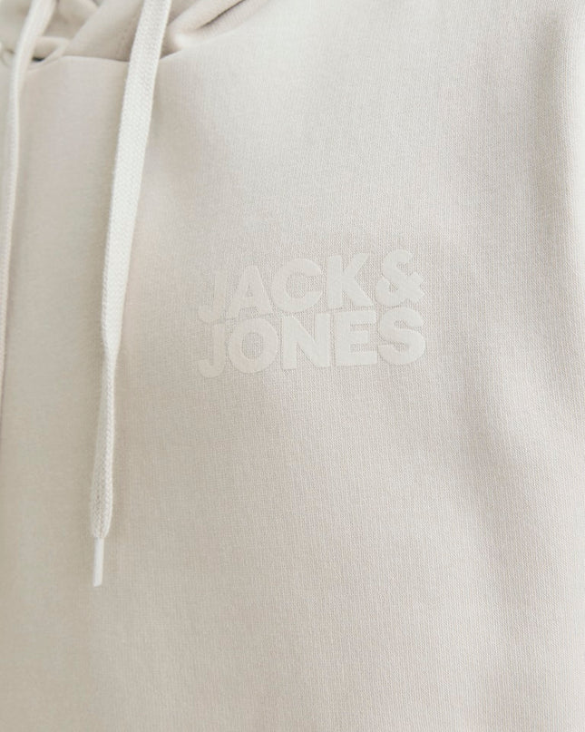 Jack & Jones Corp Logo Hoodie Moonbeam
