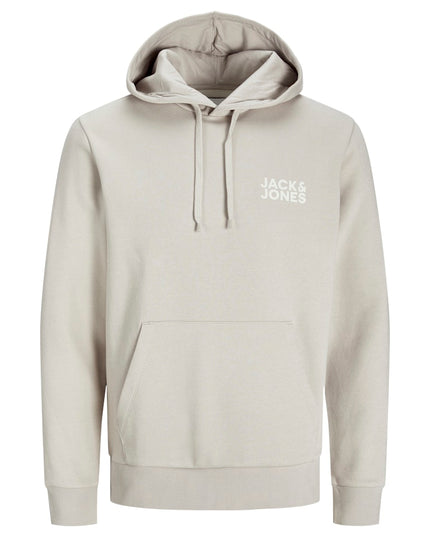 Jack & Jones Corp Logo Hoodie Moonbeam