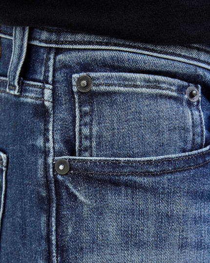 Jack & Jones Glenn CB 820 Blue Slim Fit Stone Washed Denim Jeans - 703