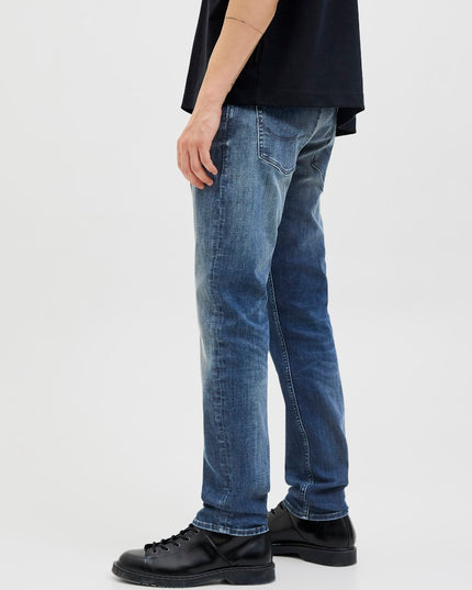 Jack & Jones Glenn CB 820 Blue Slim Fit Stone Washed Denim Jeans - 703