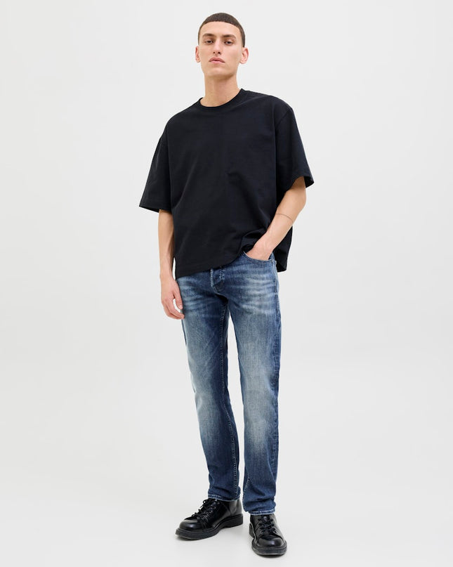 Jack & Jones Glenn CB 820 Blue Slim Fit Stone Washed Denim Jeans - 703