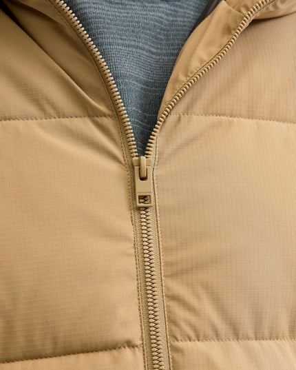 Jack & Jones Global Puffer Jacket Coat Tan