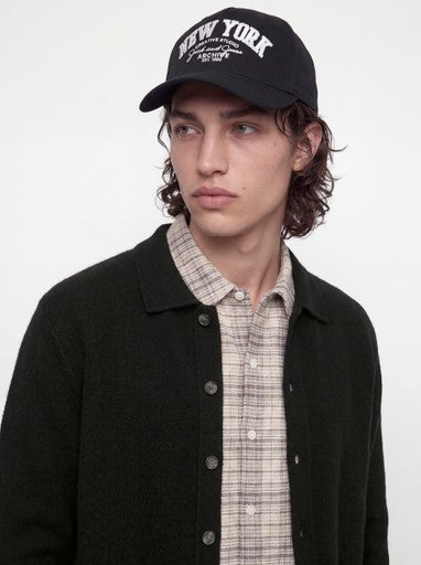Jack & Jones Soho Ollie Knit Polo Cardigan in Black