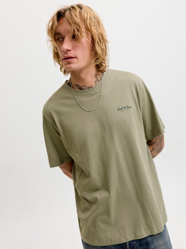 Jack & Jones Archive Graphic Tee in Green