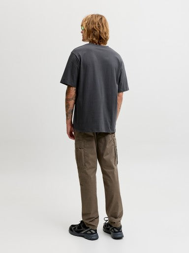 Jack & Jones Archive Graphic Tee in Asphalt Grey