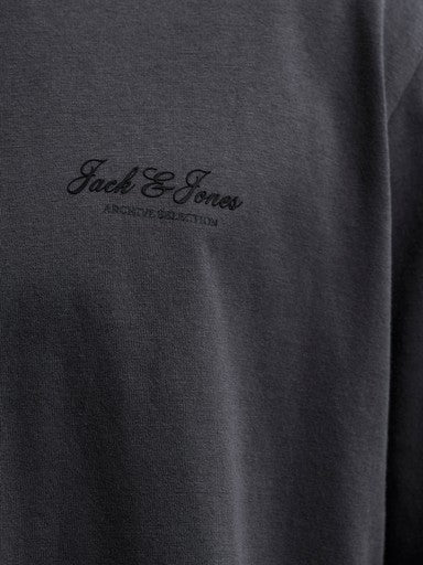 Jack & Jones Archive Graphic Tee in Asphalt Grey