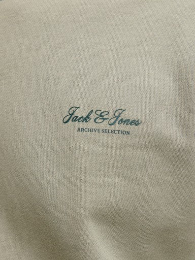 Jack & Jones Archive Graphic Sweater in Vetiver