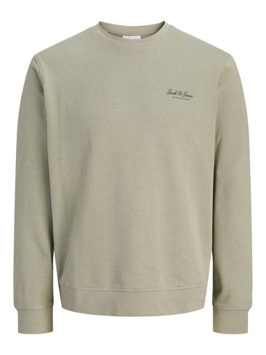 Jack & Jones Archive Graphic Sweater in Vetiver