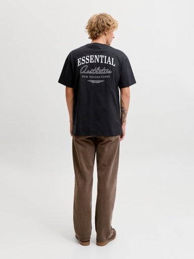 Jack & Jones Organic Relaxed Studio Tee in Black 