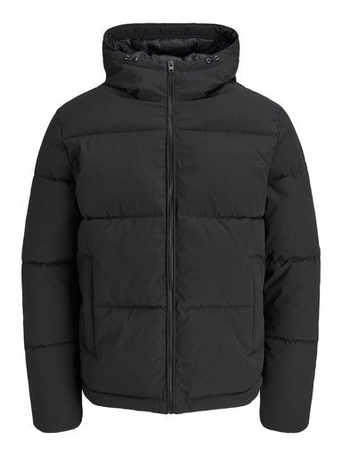 Jack & Jones Galaxy Puffer Jacket in Black