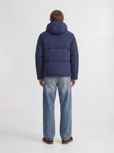 Jack & Jones Galaxy Puffer Jacket in Navy