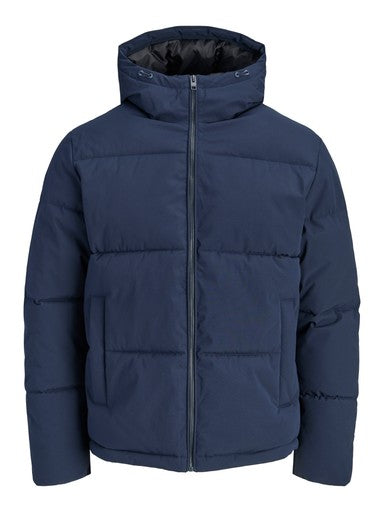 Jack & Jones Galaxy Puffer Jacket in Navy