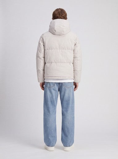 Jack & Jones Galaxy Puffer Jacket in Moonbeam