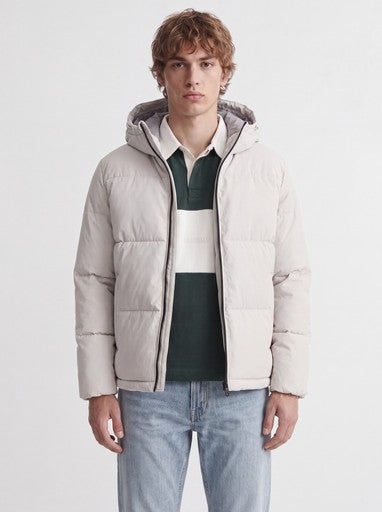 Jack & Jones Galaxy Puffer Jacket in Moonbeam