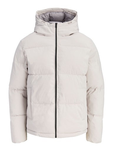 Jack & Jones Galaxy Puffer Jacket in Moonbeam