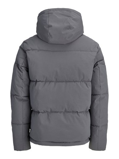Jack & Jones Galaxy Puffer Jacket in Asphalt Grey