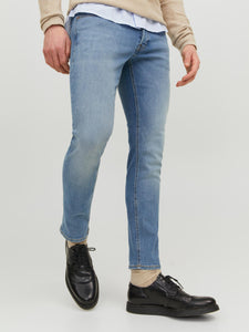 Jack & Jones Glenn MF 770 Slim Fit Jeans Blue Denim - Raw Menswear